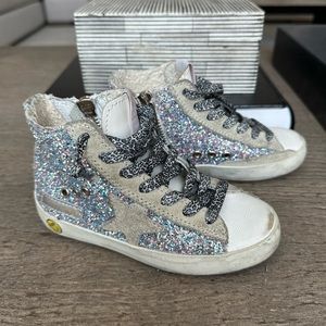 Toddler Golden Goose Francy Glitter High Too